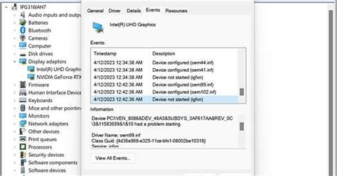 Device not started(igfxn) uhd 770 .